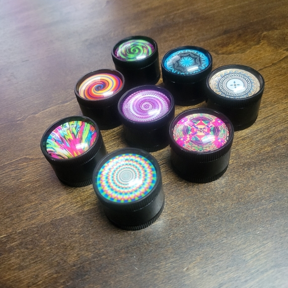 3 Piece Metal Herb Grinder - Picture 2 of 3